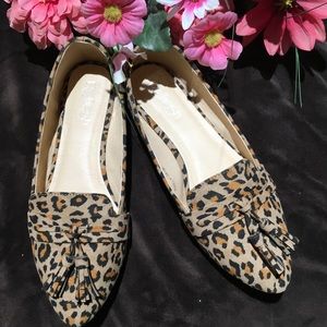 Leopard Print Flats